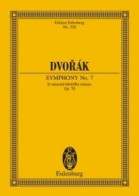 Dvorak: Symphony No. 7 D minor Opus 70 B 141 (Study Score) published by Eulenburg